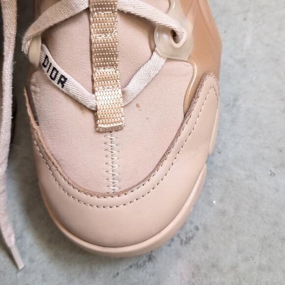Christian Dior D-Connect Sneaker Shoes in Nude Technical Fabric, size 36 - Picture 3 of 12